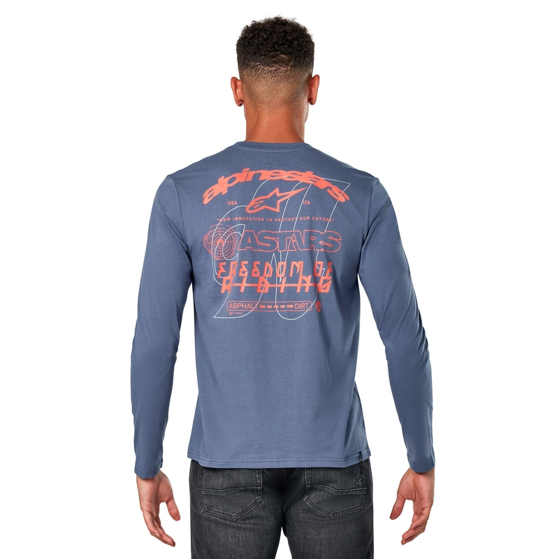 Alpinestars Vitalus CSF Blaues Langarm-T-Shirt