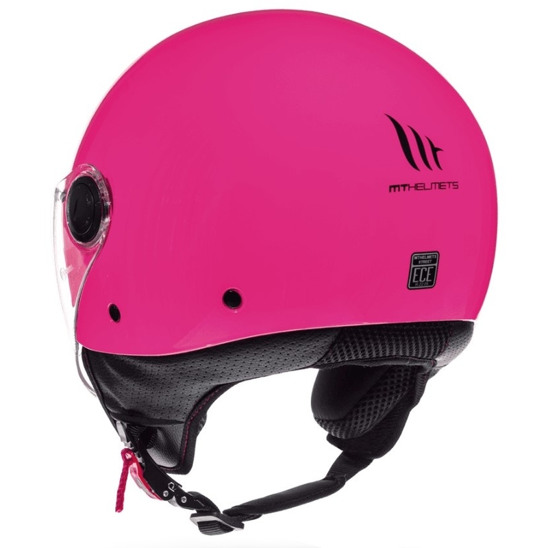 Offener Motorradhelm MT Street pink