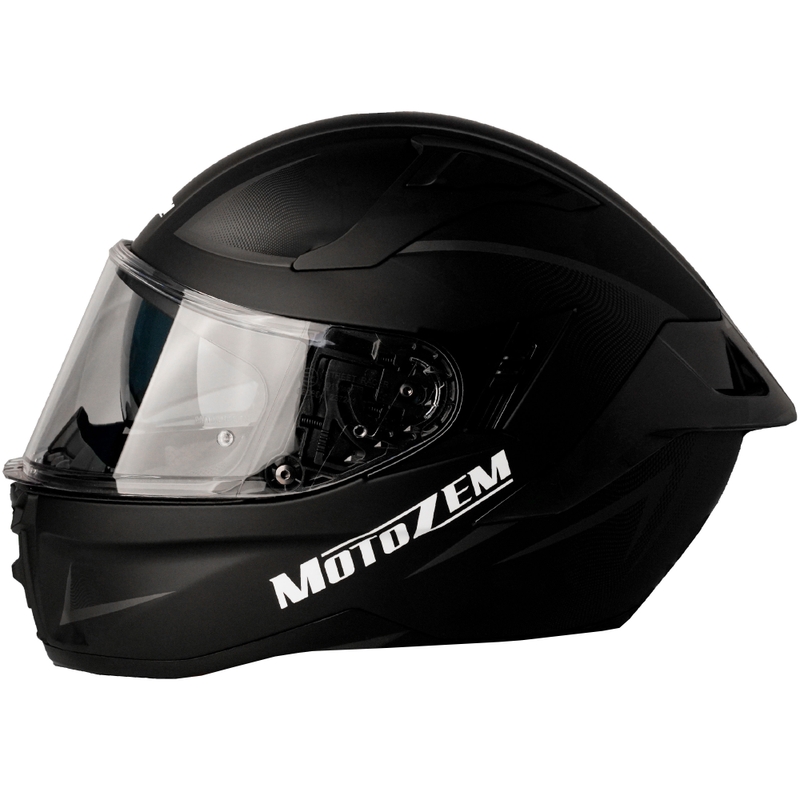 MotoZem Guardian Integralhelm, mattschwarz