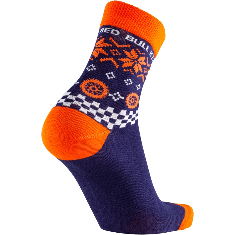 Red Bull KTM Winter blau-orange Socken