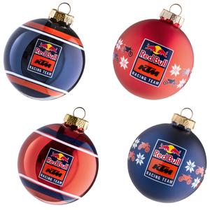Weihnachtsflaschen Red Bull KTM Dekorationsset blau-orange