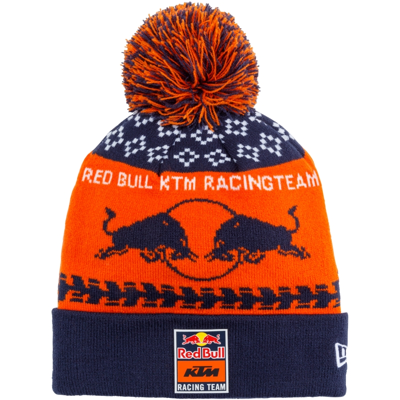 Red Bull KTM Winter Beanie blau-orange Mütze
