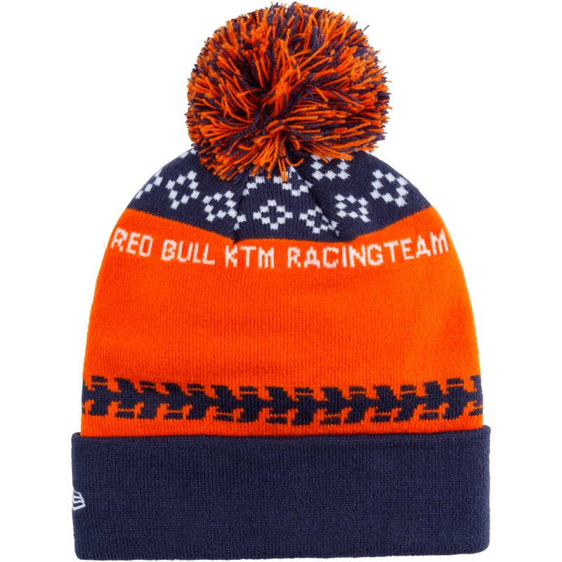 Red Bull KTM Winter Beanie blau-orange Mütze