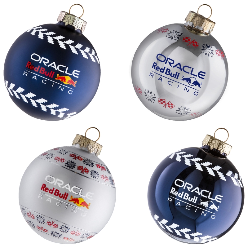 Weihnachtsschmuck Oracle Red Bull Racing blau-silber