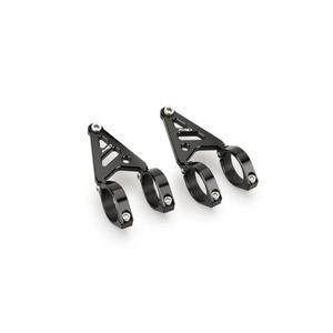 Clamp set PUIG LUMEN LED 20878N d 42-43mm + suport for headlights schwarz