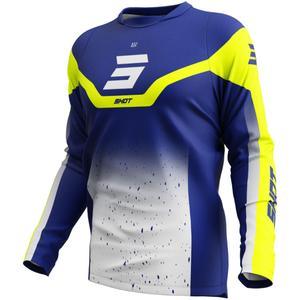 Shot Devo Blast Motocross-Trikot blau
