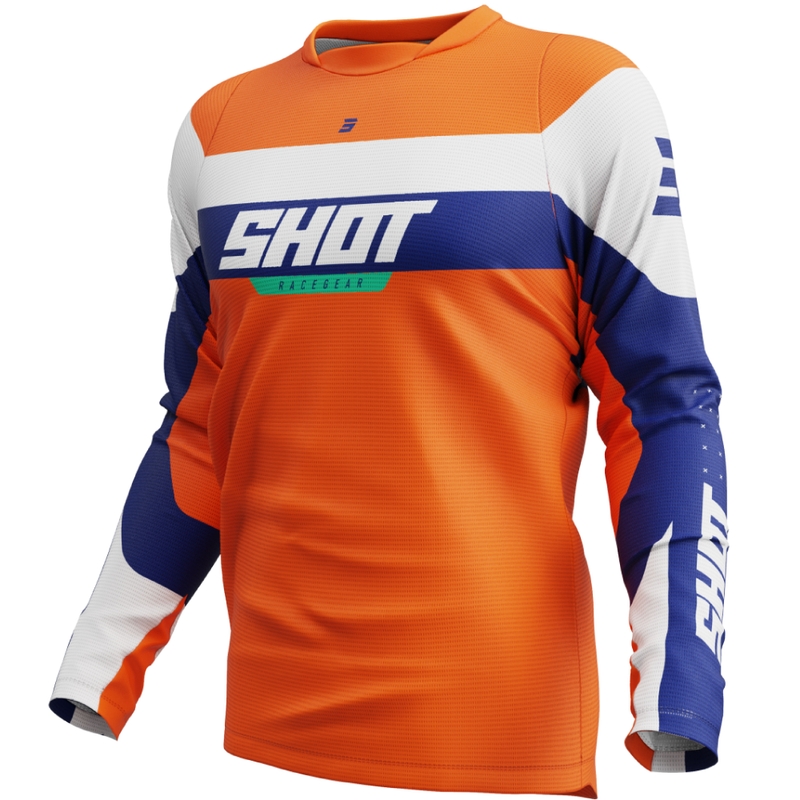 Motocross-Trikot Shot Devo League orange