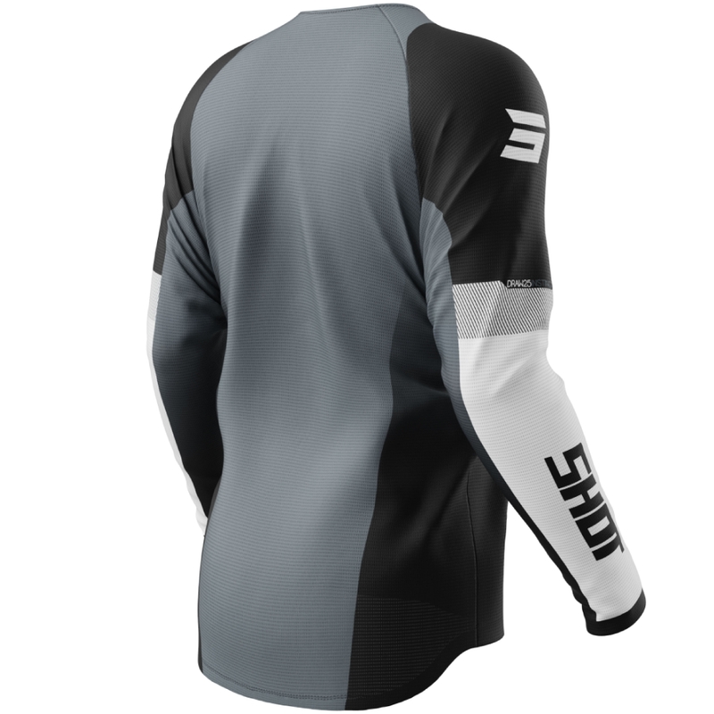 Motocross-Trikot Shot Draw Instinct grau