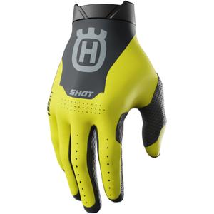 Motocross-Handschuhe Shot Lite HVA Schwarz