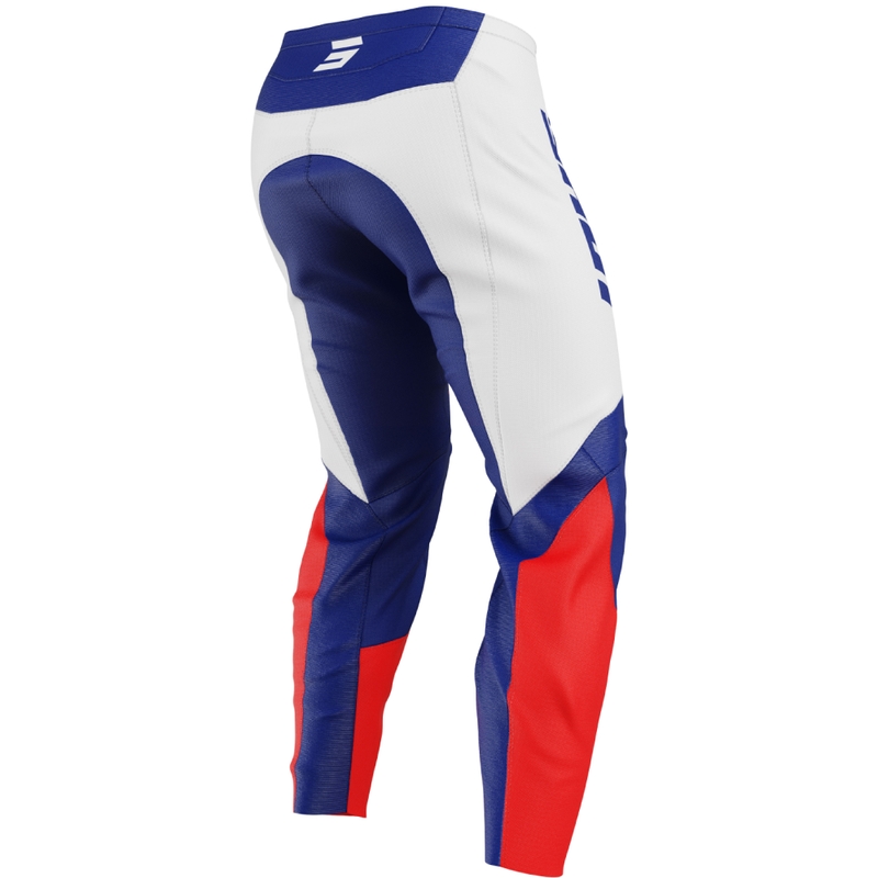 Shot Draw League Kinder-Motocross-Hose blau-rot