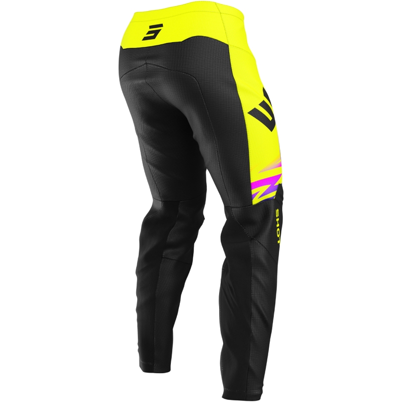 Kinder-Motocross-Hose Shot Draw X-Trem fluogelb