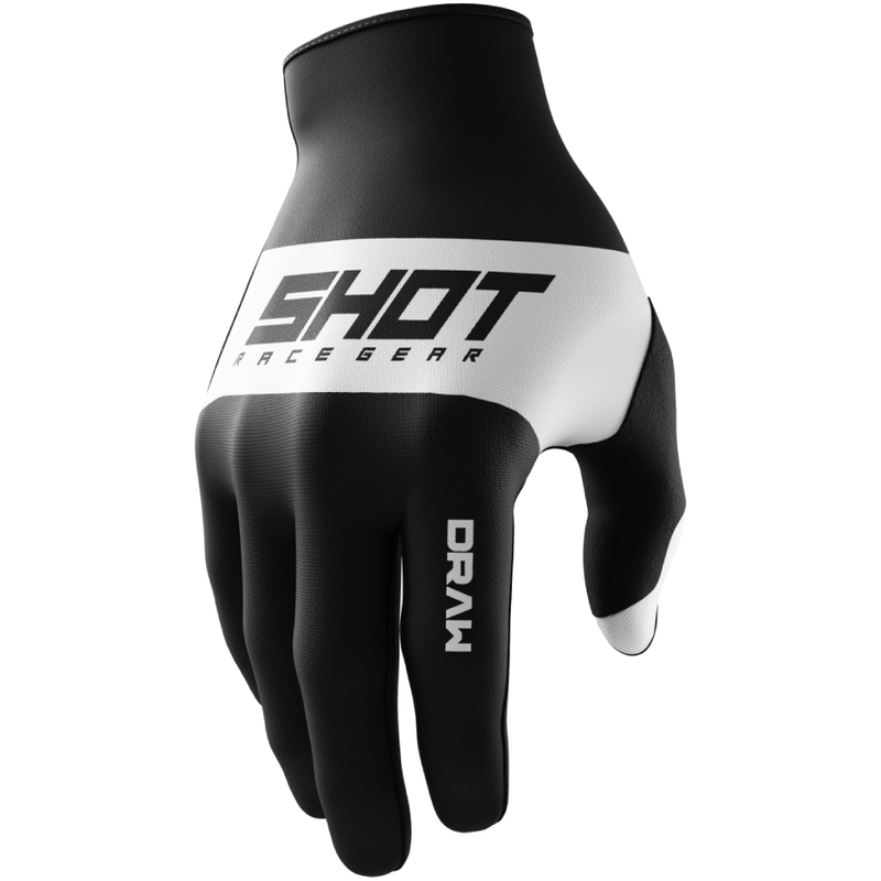 Kinder-Motocross-Handschuhe Shot Draw Sky schwarz