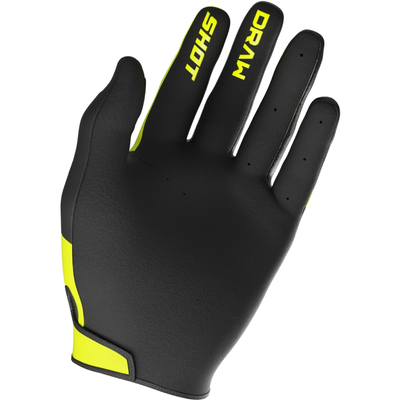 Kinder-Motocross-Handschuhe Shot Draw Sky fluo gelb