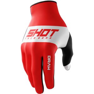 Kinder-Motocross-Handschuhe Shot Draw Sky rot