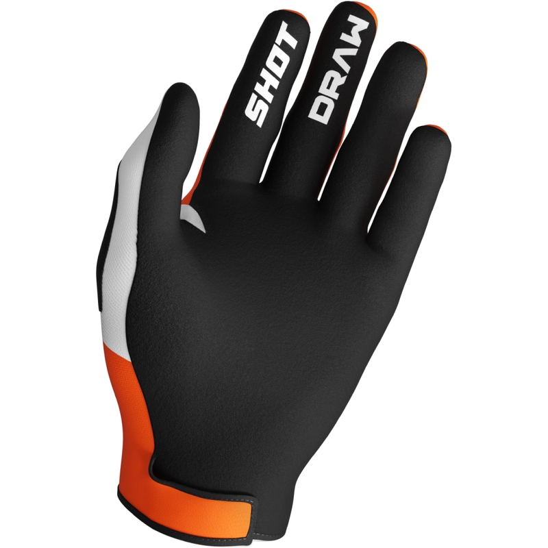 Kinder-Motocross-Handschuhe Shot Draw Sky orange
