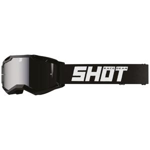 Motocross-Brille Shot Assault 2.0 Solid Black mit Iridiumglas