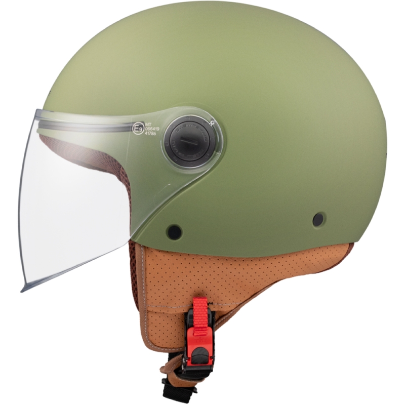 Offener Motorradhelm MT Street S mattgrün