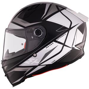 MT REVENGE 2 S HATAX B2 schwarz-grau-weiß Integral-Motorradhelm