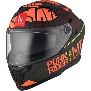 MT BRAKER SV PUNK RIDER B5 Integral Motorradhelm rot-schwarz
