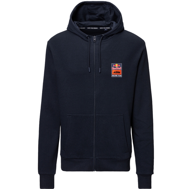 KTM Logo Zip Hoodie blau-orange