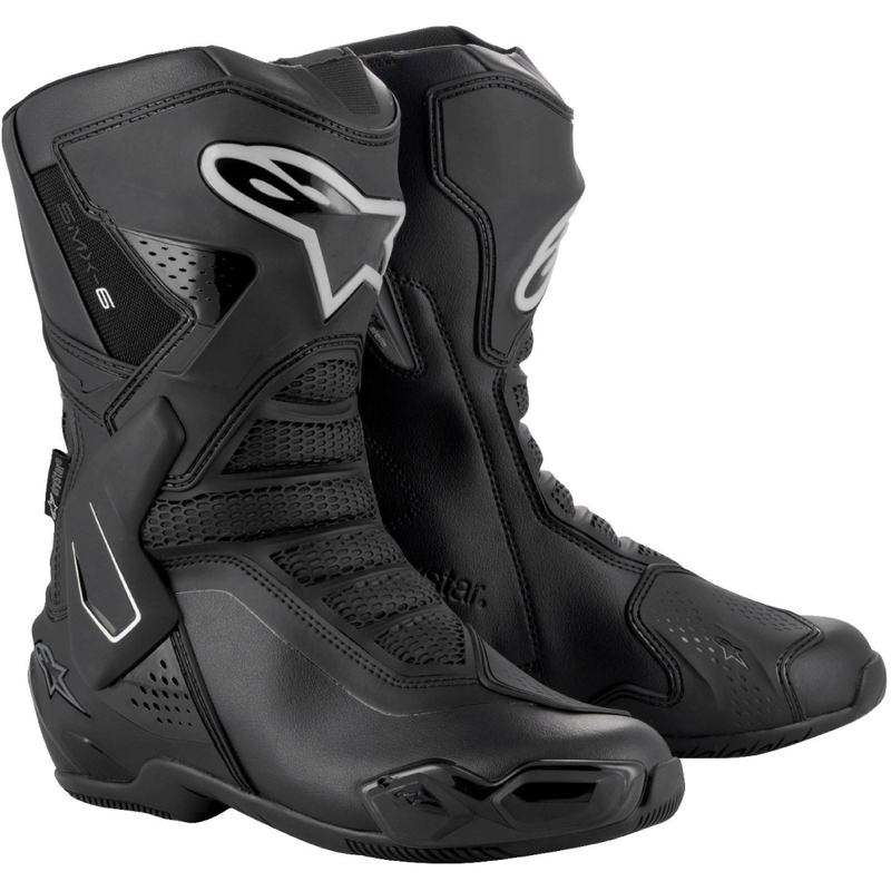 Damen Alpinestars Stella SMX-6 3 Drystar Motorradstiefel schwarz-silber