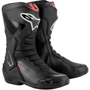 Alpinestars SMX-6 3 Motorradstiefel schwarz-fluo rot
