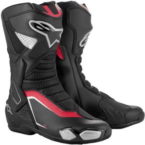 Alpinestars SMX-6 3 Motorradstiefel schwarz-silber-rot