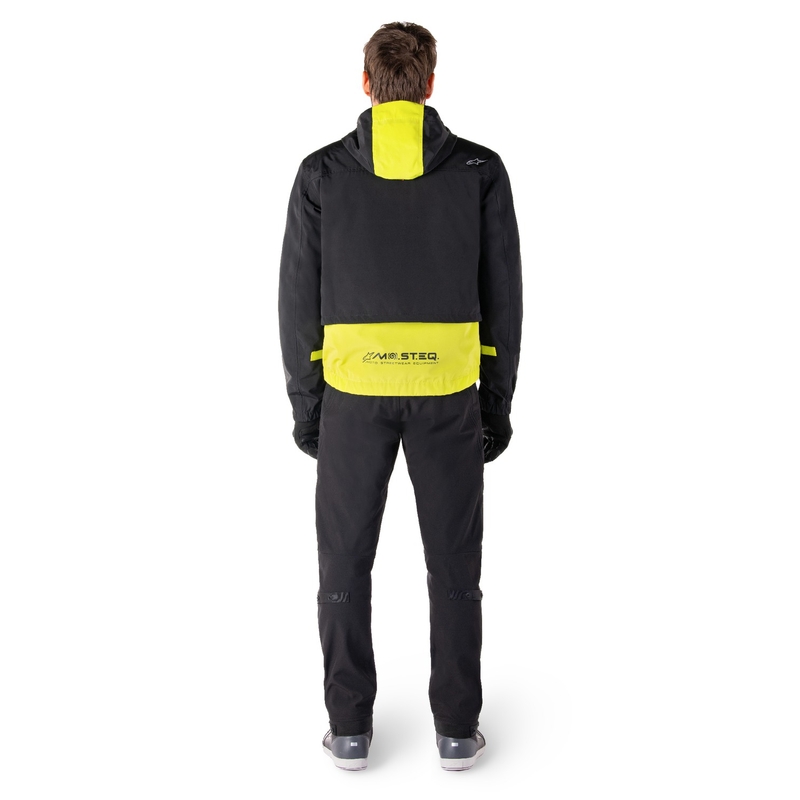 Alpinestars Mootant Waterproof Parka Motorradjacke schwarz-fluo gelb