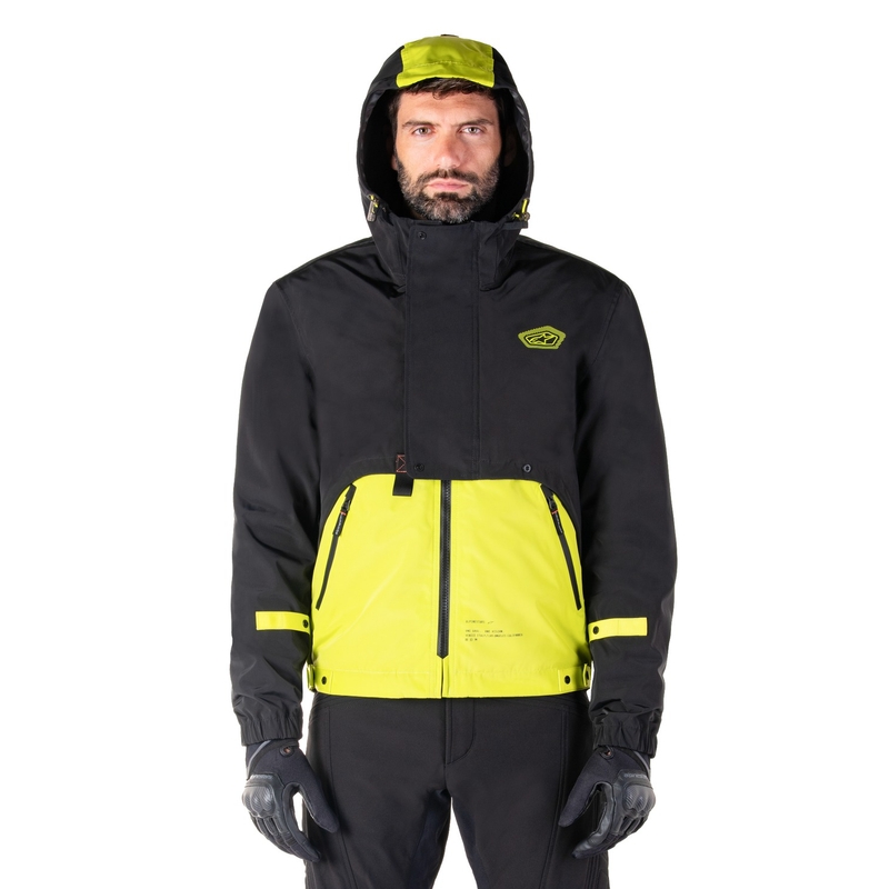Alpinestars Mootant Waterproof Parka Motorradjacke schwarz-fluo gelb