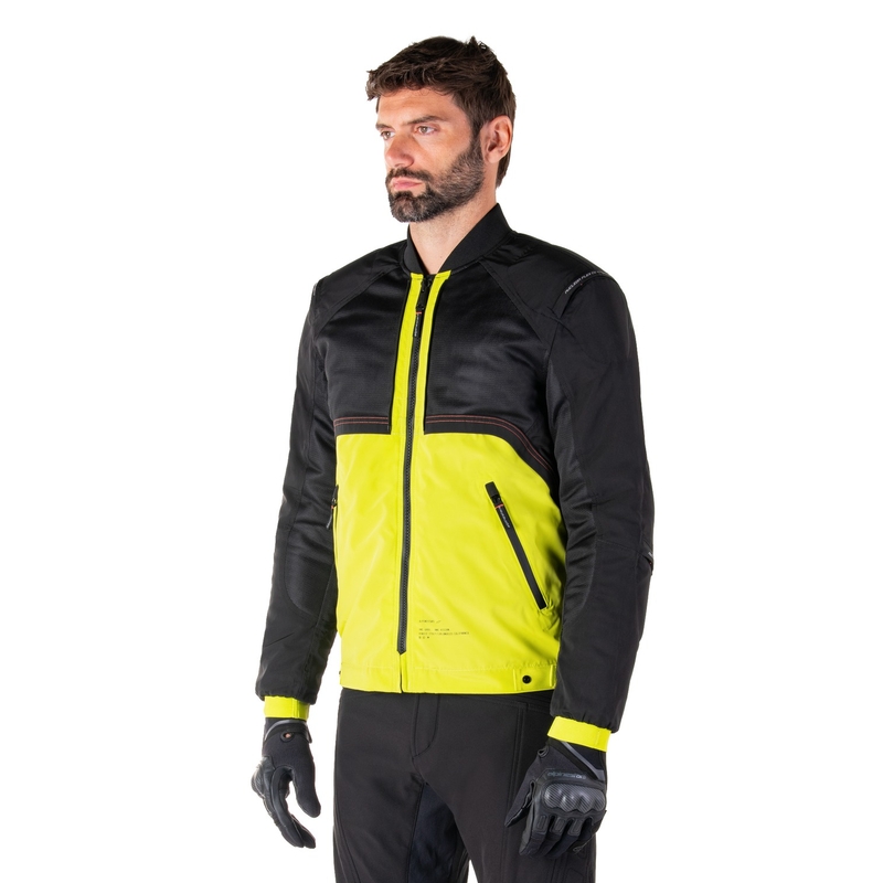 Alpinestars Mootant Waterproof Parka Motorradjacke schwarz-fluo gelb