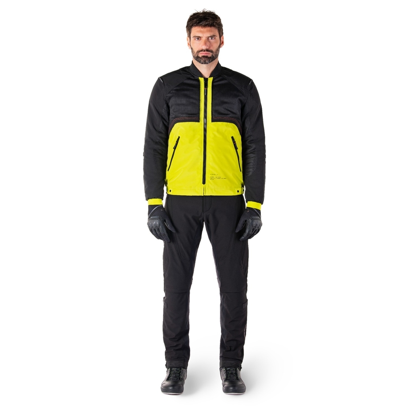 Alpinestars Mootant Waterproof Parka Motorradjacke schwarz-fluo gelb