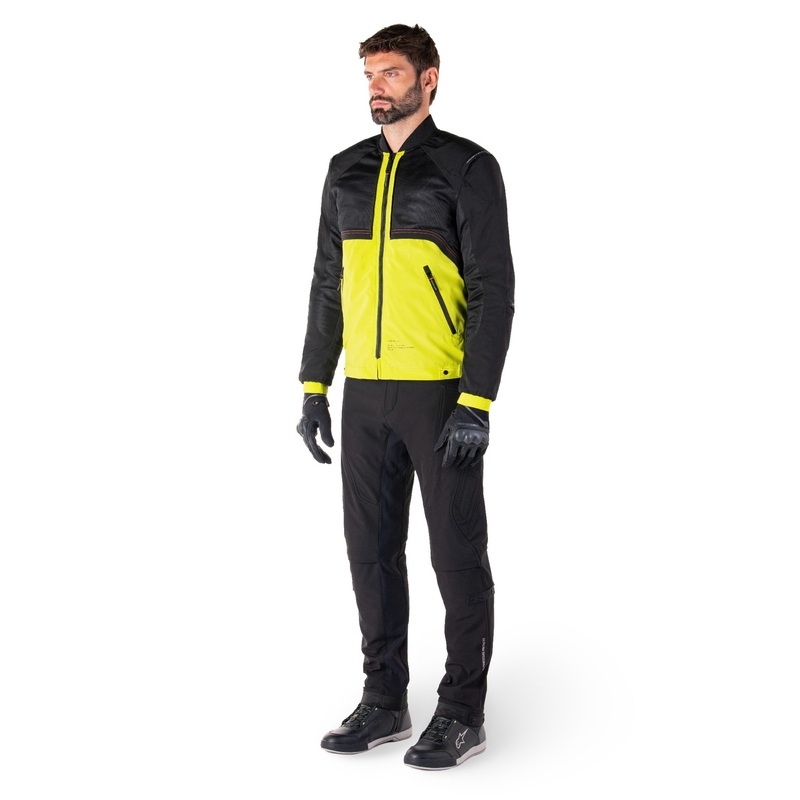 Alpinestars Mootant Waterproof Parka Motorradjacke schwarz-fluo gelb