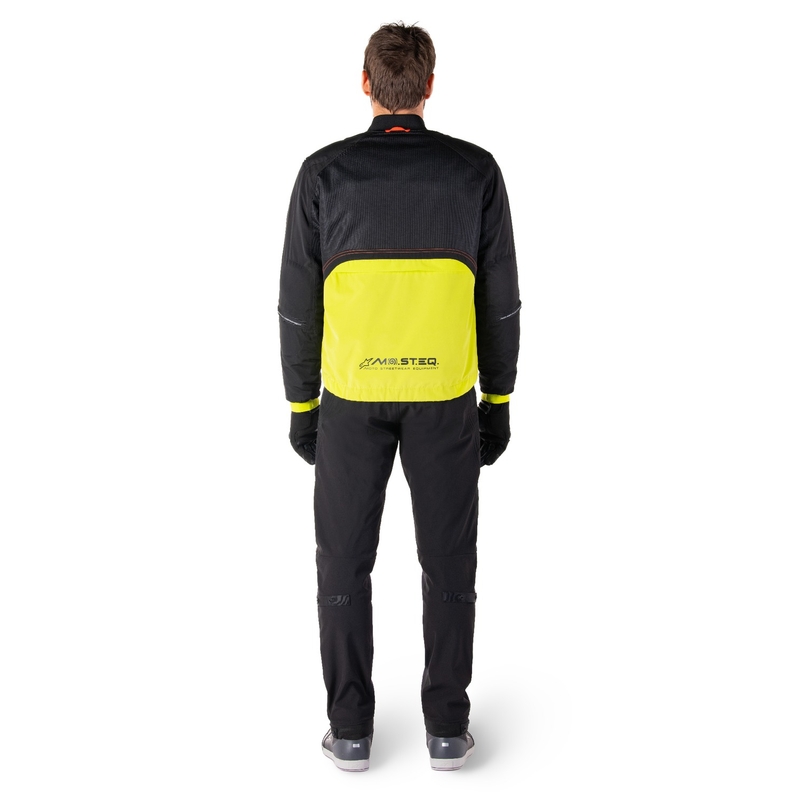 Alpinestars Mootant Waterproof Parka Motorradjacke schwarz-fluo gelb