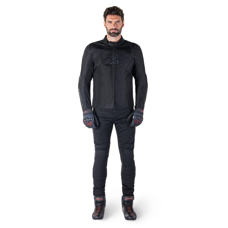Alpinestars T-SPS 2 Wasserdichte Motorradjacke schwarz-schwarz