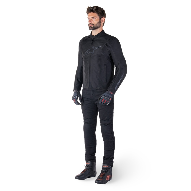Alpinestars T-SPS 2 Wasserdichte Motorradjacke schwarz-schwarz