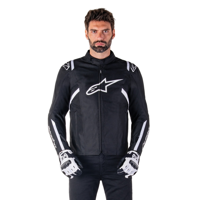 Alpinestars T-SPS 2 Wasserdichte Motorradjacke schwarz-weiß