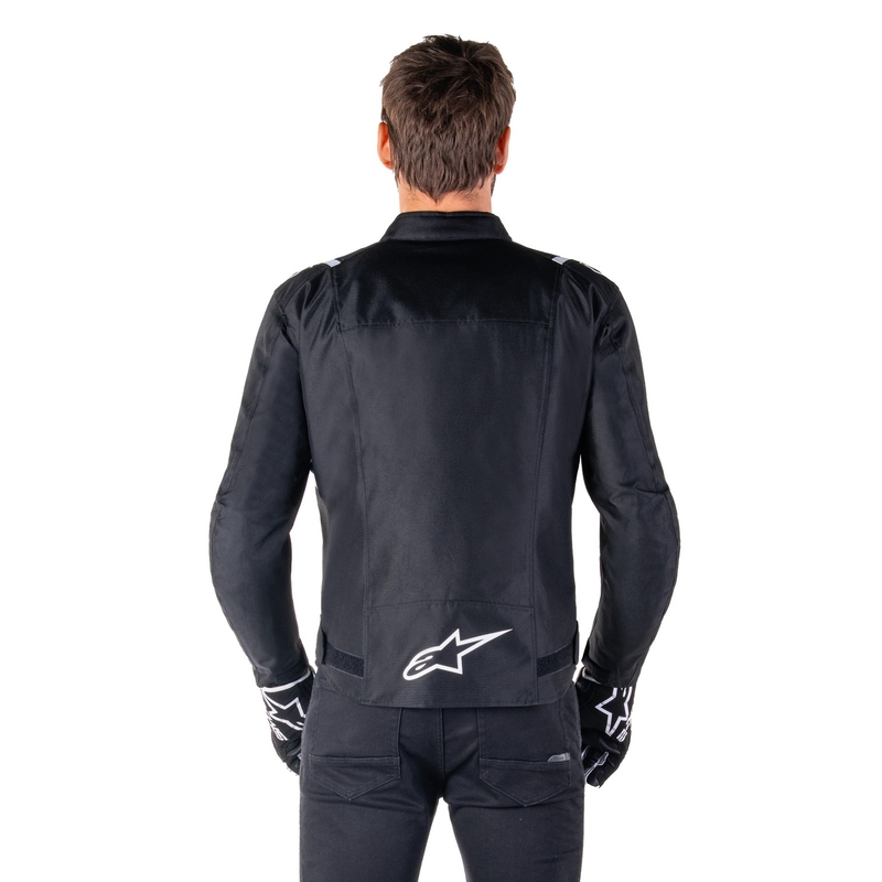 Alpinestars T-SPS 2 Wasserdichte Motorradjacke schwarz-weiß