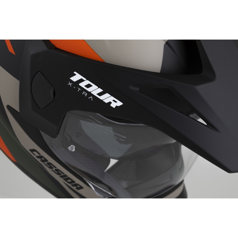 Enduro-Helm Cassida Tour 2.0 X-tra matt sand-orange-grün-schwarz