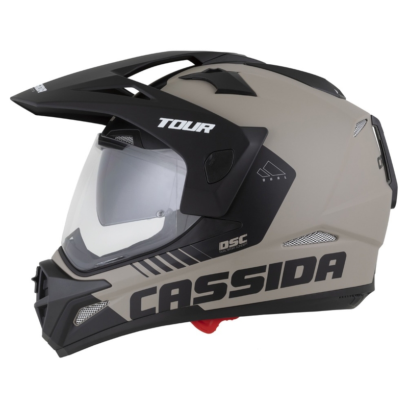 Enduro-Helm Cassida Tour 2.0 Dual matt sandschwarz