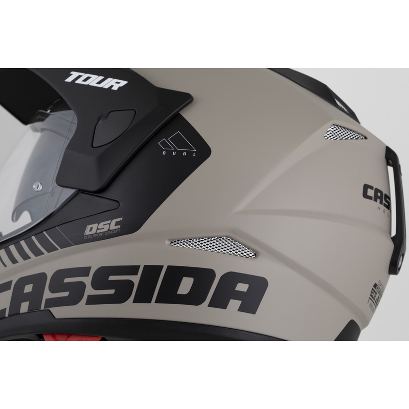 Enduro-Helm Cassida Tour 2.0 Dual matt sandschwarz