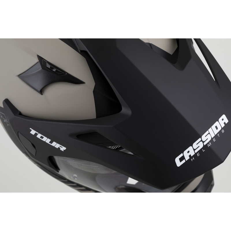 Enduro-Helm Cassida Tour 2.0 Dual matt sandschwarz