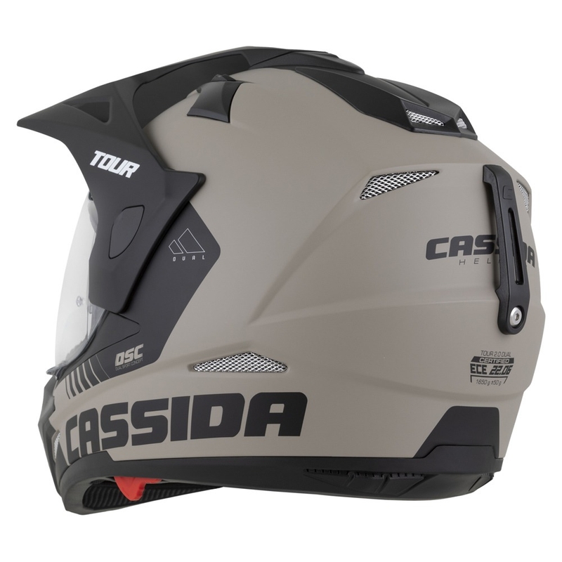 Enduro-Helm Cassida Tour 2.0 Dual matt sandschwarz