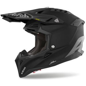 Motocross-Helm Airoh Aviator 3.0 Carbon mattschwarz