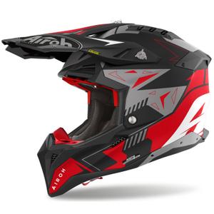 Motocross-Helm Airoh Aviator 3 Spin rot matt