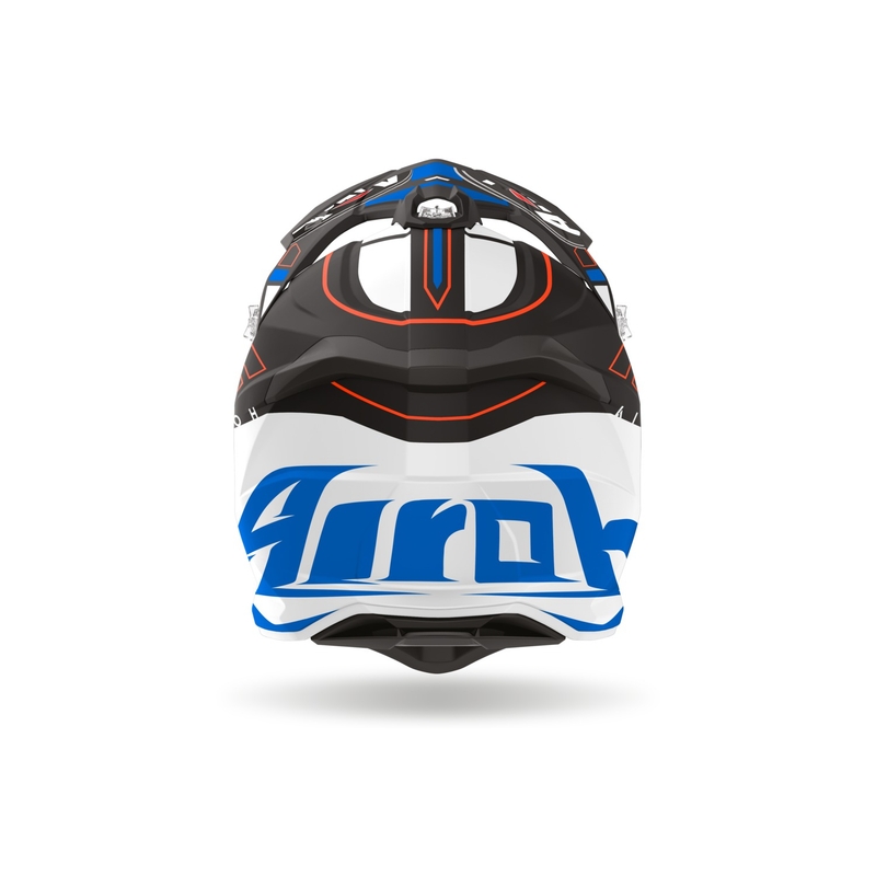 Motocross-Helm Airoh Strycker Skin blau matt Ausverkauf