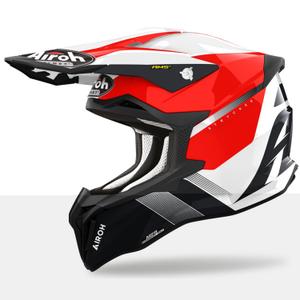 Motocross-Helm Airoh Strycker Blazer rot