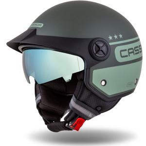 Cassida Handy Plus Chief offener Motorradhelm grün