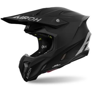 Motocross-Helm Airoh Twist 3 Farbe mattschwarz