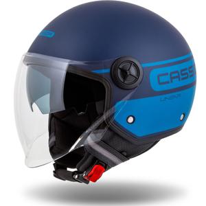 Cassida Handy Plus Linear offener Motorradhelm blau