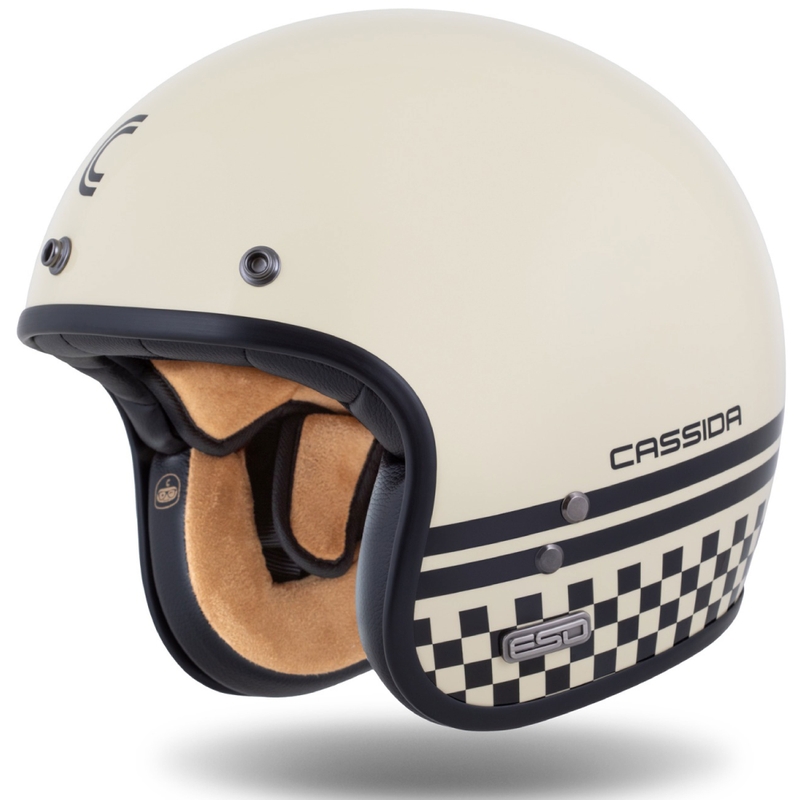 Offener Helm Cassida Eso Forty Nine creme-schwarz